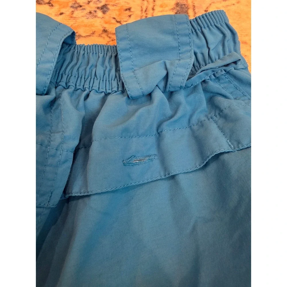 AFTCO Men's Size 28 The Original Fishing Shorts in Light‎ Blue Pockets Boating